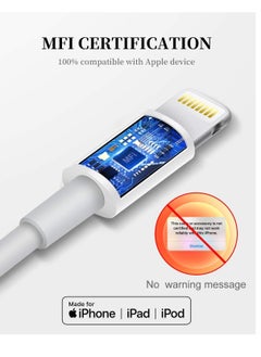ELTRAZONE Apple iPhone Charger Cable, 4 Pack Original Lightning to USB Cables Apple MFI Certified 3 Ft, Fast iPhone Charging Cord for iPhone 11/11Pro/11Max/ X/XS/XR/XS Max/8/7/6/5S/SE  - Image 3