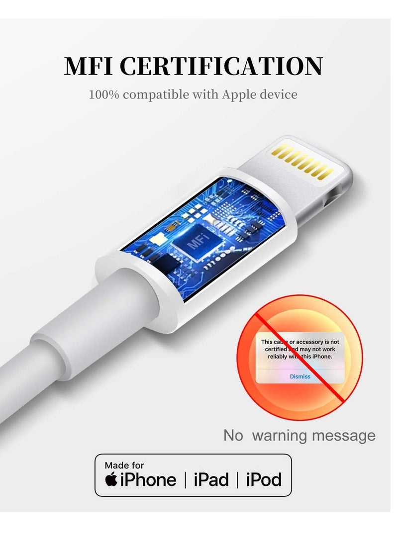 ELTRAZONE - Apple iPhone Charger Cable, 4 Pack Original Lightning to USB Cables Apple MFI Certified 3 Ft, Fast iPhone Charging Cord for iPhone 11/11Pro/11Max/ X/XS/XR/XS Max/8/7/6/5S/SE - Image 1