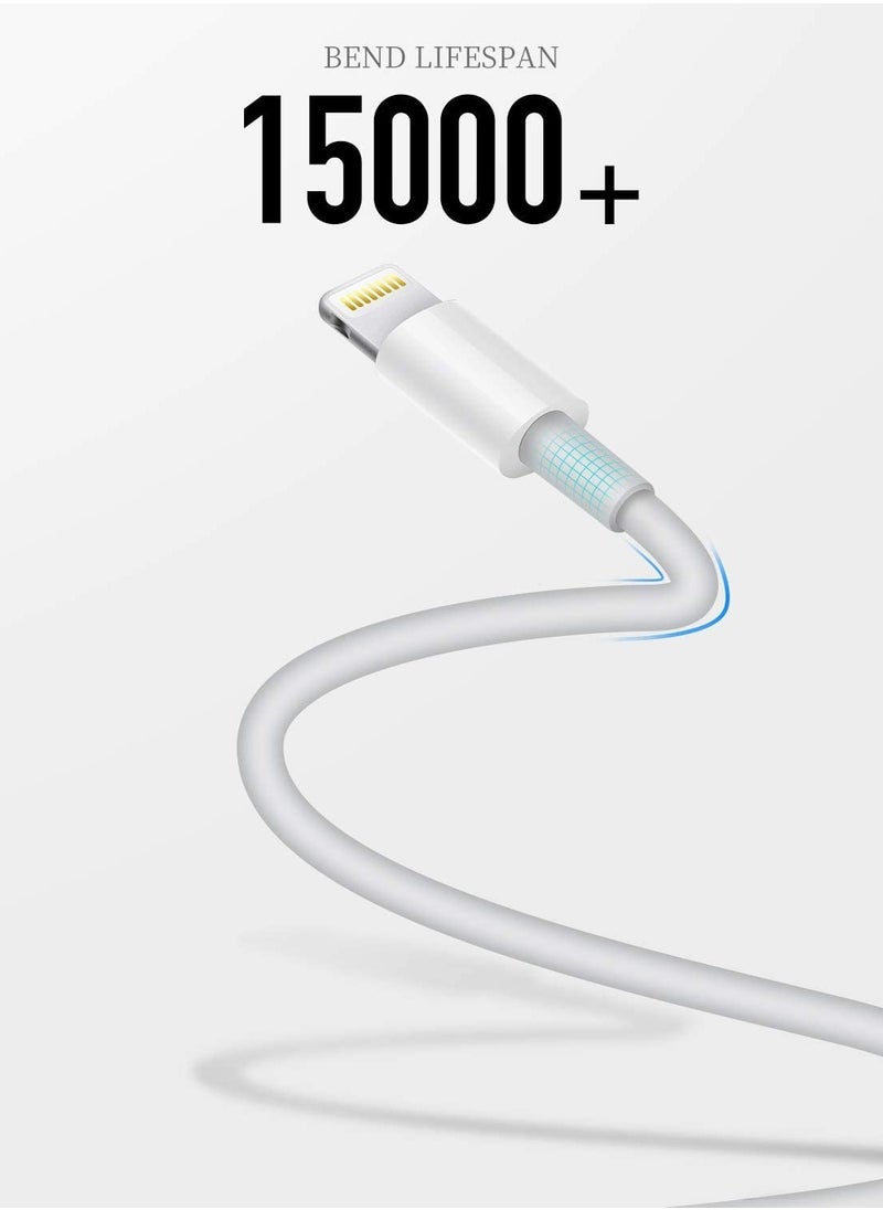 ELTRAZONE - Apple iPhone Charger Cable, 4 Pack Original Lightning to USB Cables Apple MFI Certified 3 Ft, Fast iPhone Charging Cord for iPhone 11/11Pro/11Max/ X/XS/XR/XS Max/8/7/6/5S/SE - Image 1