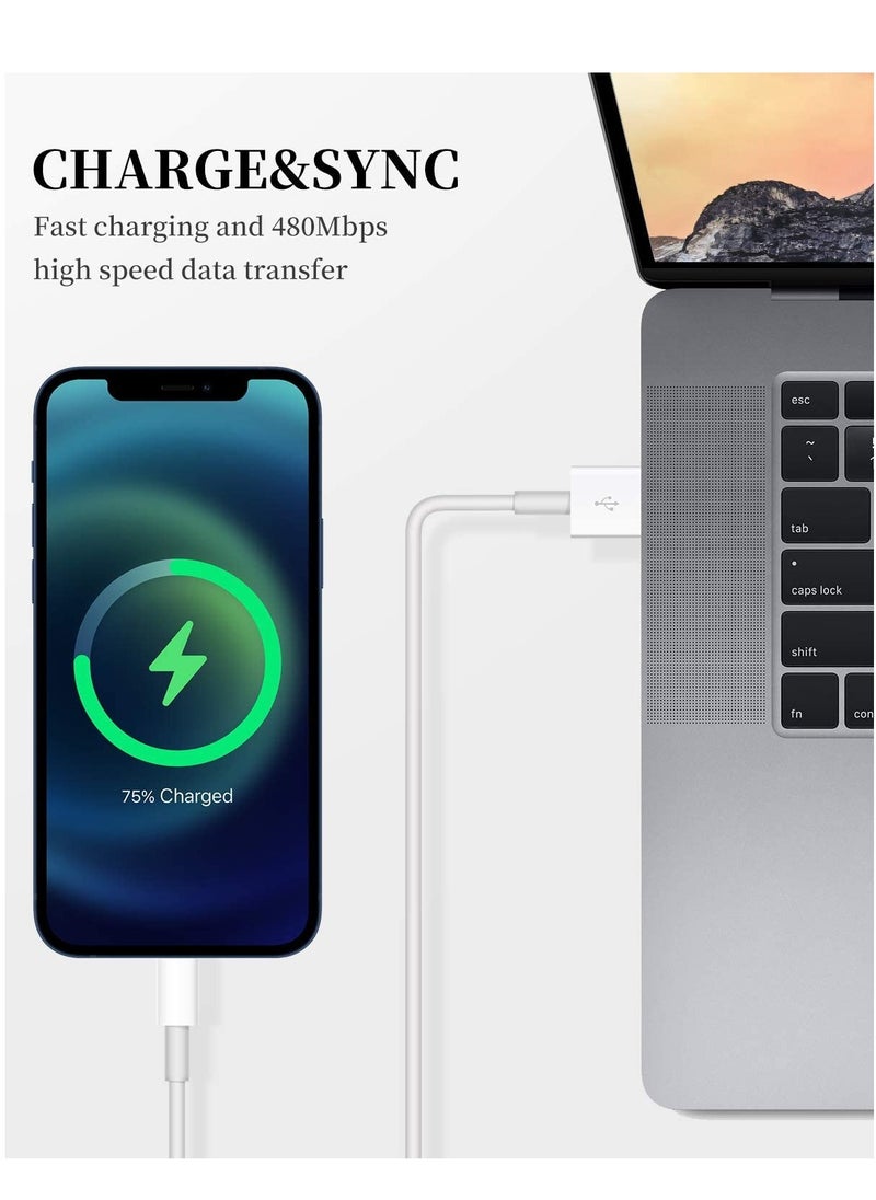 ELTRAZONE - Apple iPhone Charger Cable, 4 Pack Original Lightning to USB Cables Apple MFI Certified 3 Ft, Fast iPhone Charging Cord for iPhone 11/11Pro/11Max/ X/XS/XR/XS Max/8/7/6/5S/SE - Image 1