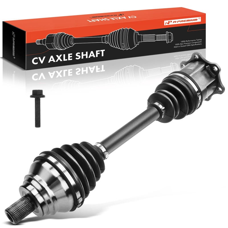 APremium CV Axle Shaft Assembly Compatible with Volkswagen Passat 2012 2013 2014 2015 L4 20L Automatic Dual Clutch Transmission Front Left Driver Side Replace 667516 561407271R