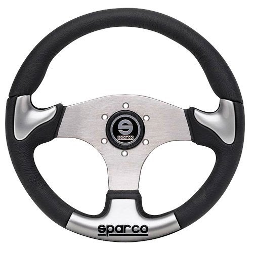 Sparco عجلة قيادة سباركو 015THPUGR345 P 222 فضية - Image 1