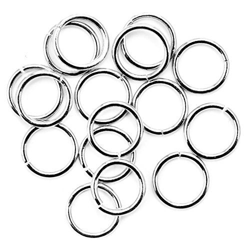 Cousin DIY 6mm Sterling Silver Open Jump Ring - 16pc - Image 2