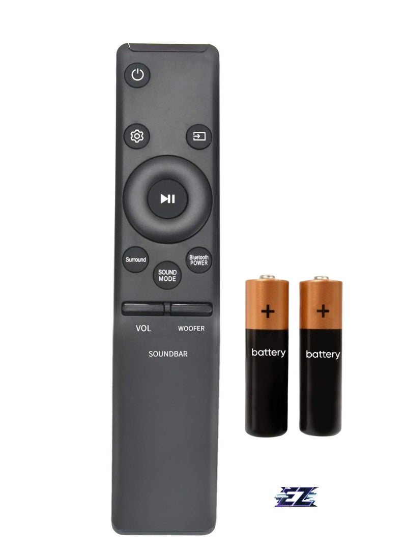 SmartGrist "New AH59-02758A Replacement Remote Control for Samsung Soundbar – Compatible with HW-M550, HW-M430, HW-M360, HW-M450, HW-M4500, HW-M4501, HW-M370, and More – Includes Battery" - Image 1