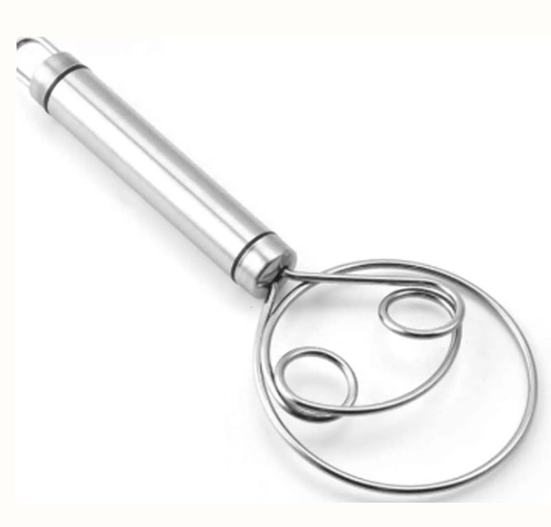 Roojave Roojave ExcitingDealz Stainless Steel MultiPurpose Dough Hand Mixer Whisker for Egg Buiscuit Bread Pastry Pizza Dough Maker Baking Tool  - Image 1