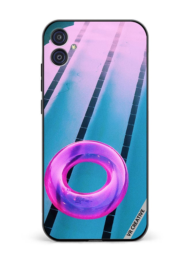 VR CREATIVE Protective Case Cover For Samsung Galaxy M04/F04 Pink Tube Design Multicolour - Image 1