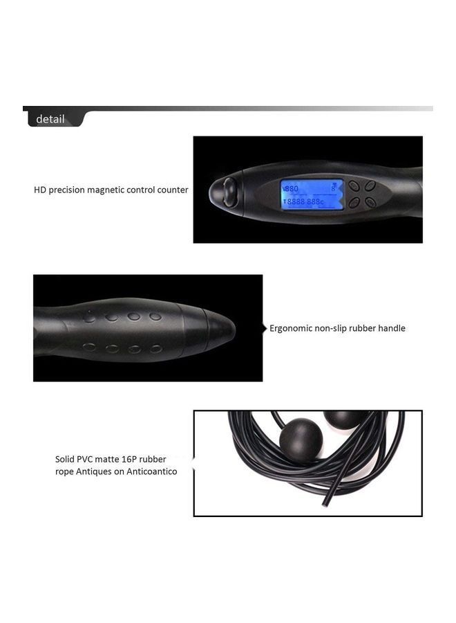 NIBEMINENT Digital Skipping Rope One Size - Image 4