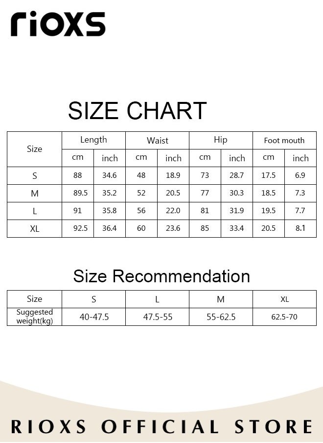 RIOXS Women's Skirted Leggings Pleated Skirt Yoga Tights Athletic High Waist Tummy Control Pants for Workout Running Yoga  - Image 3
