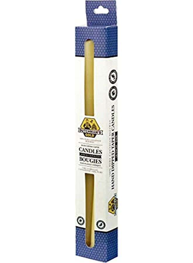 dutchman s gold Premium Dutchman's Gold 10 Inch Hand Dipped Taper Candles – Perfect for Dining Tables, Weddings, Special Occasions, and Ambient Lighting  - Image 4