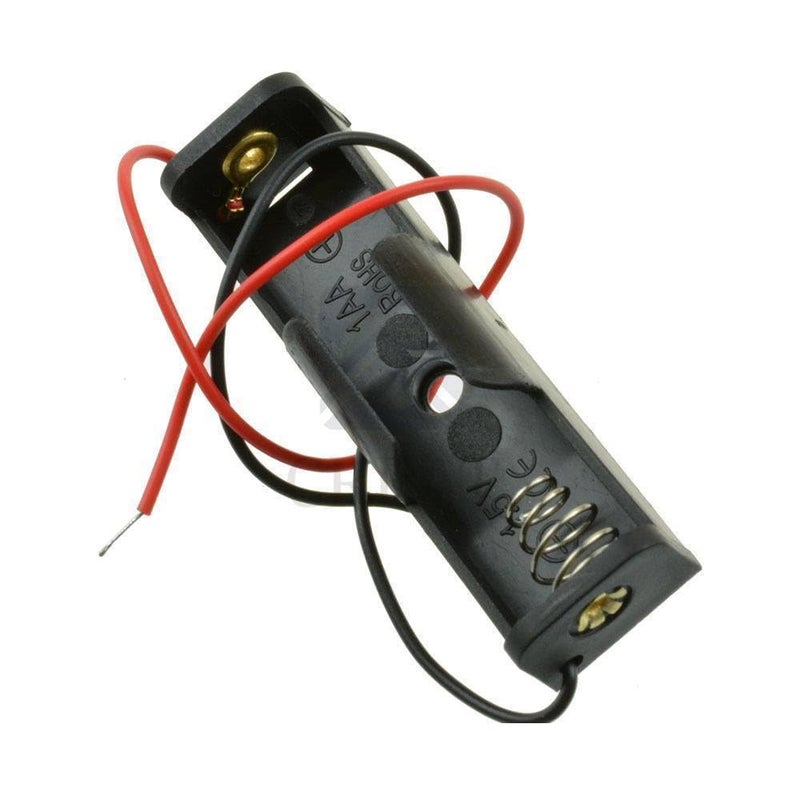 5 قطع صندوق تخزين بلاستيكي حامل مع أسلاك توصيل لقشرة بطارية AA 1.5 فولت - Image 1