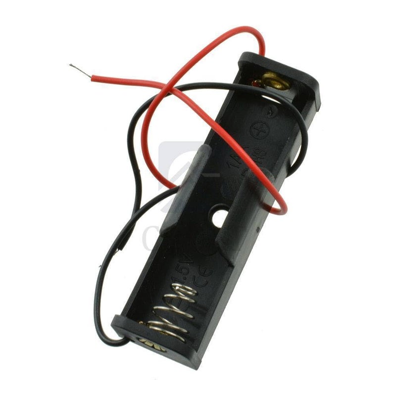 5 قطع صندوق تخزين بلاستيكي حامل مع أسلاك توصيل لقشرة بطارية AA 1.5 فولت - Image 3