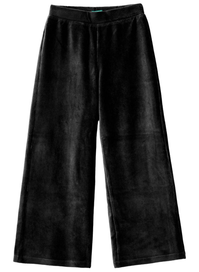 Benetton Girls Wide Chenille Trousers