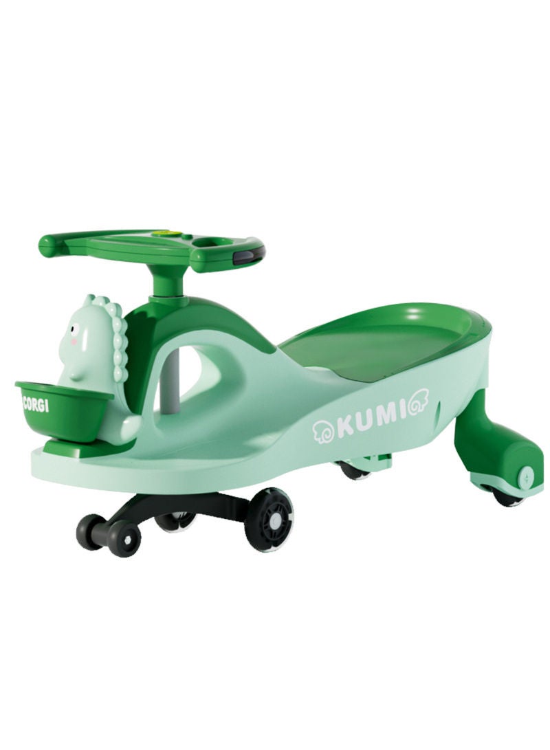 YES!TWOGO Ride on Push Car for Kids, Lightweight Balance Swing Car for Outdoor Indoor, with Silent Wheels and Storage Basket, for 1-6 Years Boys and Girls - Image 1