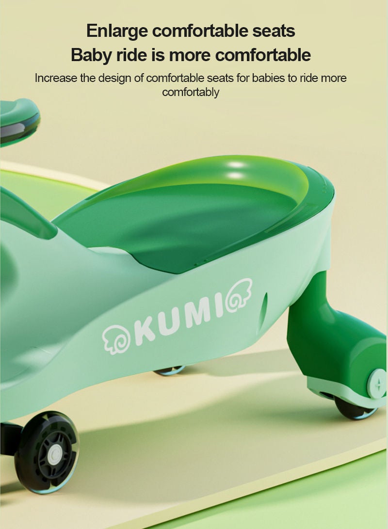 YES!TWOGO Ride on Push Car for Kids, Lightweight Balance Swing Car for Outdoor Indoor, with Silent Wheels and Storage Basket, for 1-6 Years Boys and Girls - Image 5