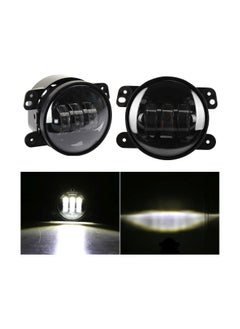 NIBEMINENT 2-Piece Replacement LED Fog Light Set For Jeep Wrangler (1997-2017)  - Image 2