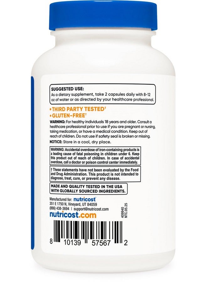 Nutricost Methylated Multivitamin 120 Capsules, 60 Servings - 23 Vitamin & Minerals Per Serving - Image 4
