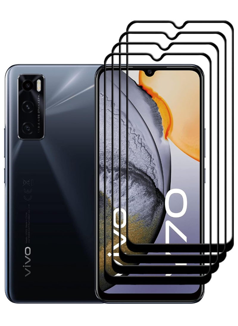 أكاليكس 4 قطع، حماية شاشة،  لهاتف فيفو Y70  ، جودة ممتازة. - Image 1