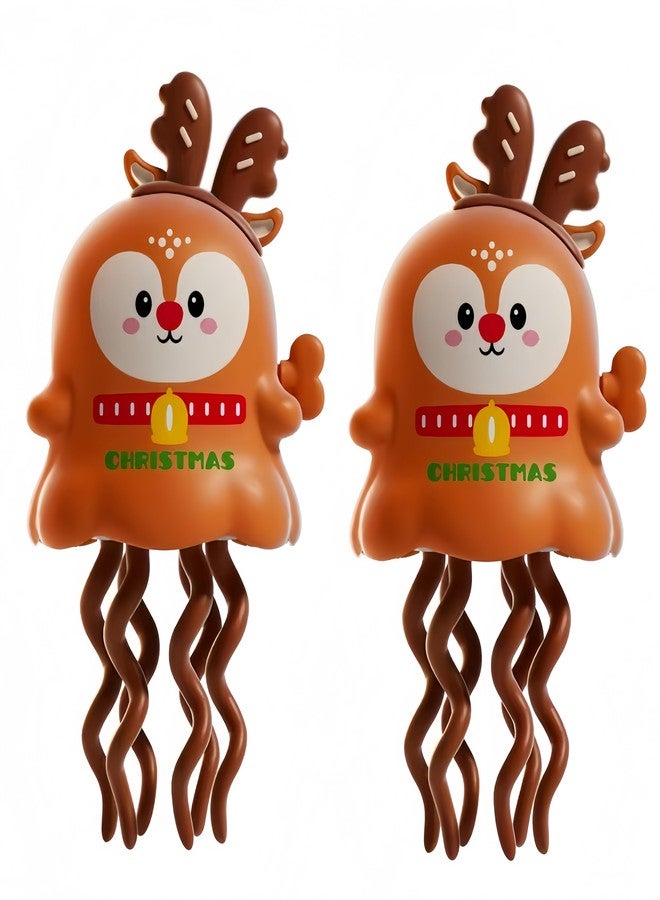 AxrumRC Wind-Up Toys 2 Pack Reindeer, Dual Play Modes, Dancing & Sliding Car, Summer Fun, Birthday Party Favor, Parent-Child Interactive Gift, Educational & Brain-Boosting Toy for Kids 3+ (2 Pack Reindeer) - Image 1