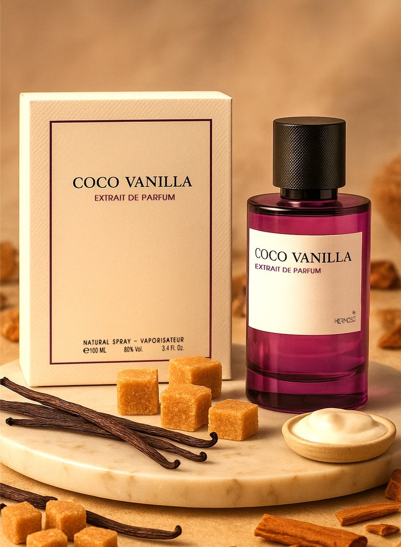 Coco Vanilla Extrait de Parfum 100ml | Vanilla Perfume for Women | Sweet & Long Lasting Perfume for Women