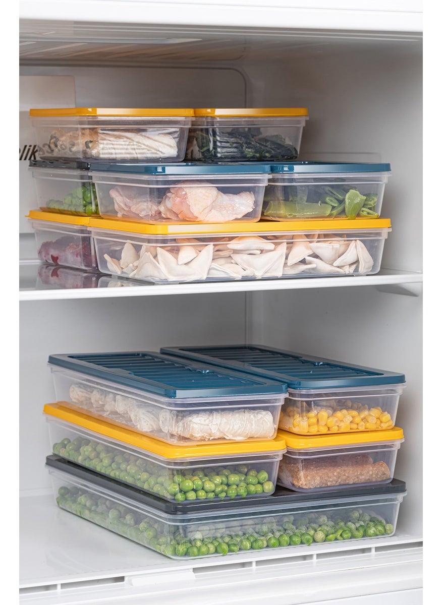 6-Piece Refrigerator Organizer Microwave and Freezer Suitable Storage Container Anthracite 6 x 1200 ml - pzsku/Z1F22DDBFEDFFD56624C2Z/45/_/1728062188/53e056f7-a569-4c5d-88e1-e5bd6d0ad2ae