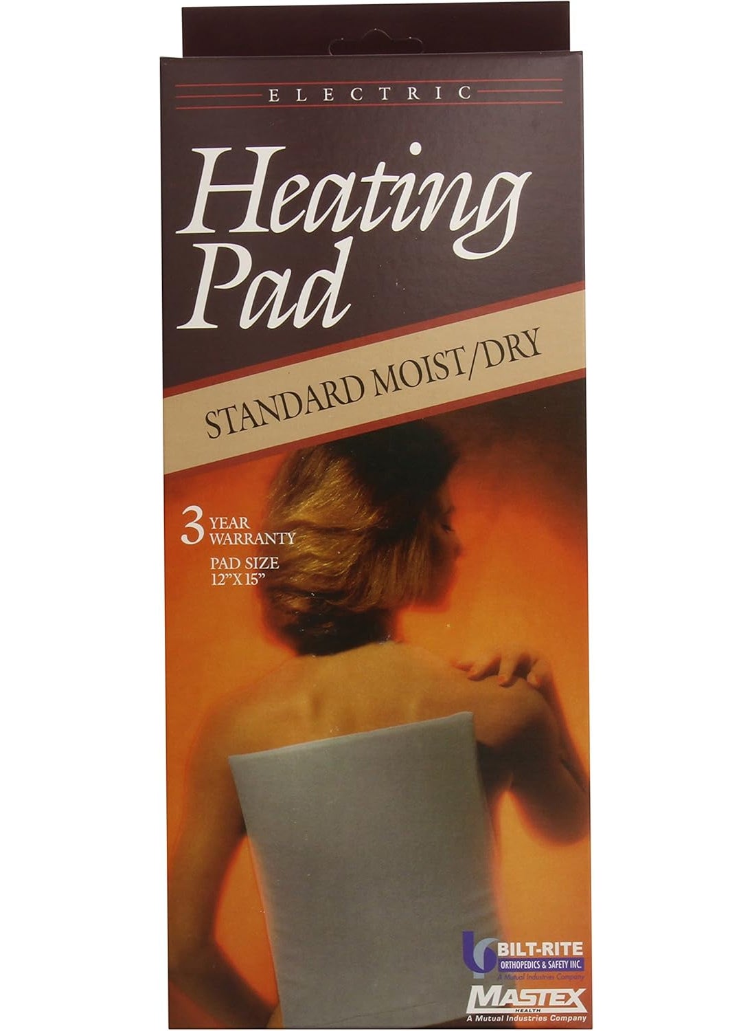 Bilt-Rite Mastex Health Mastex 600 Standard Moist/Dry Heating Pad, 120 Volts 50Hz 