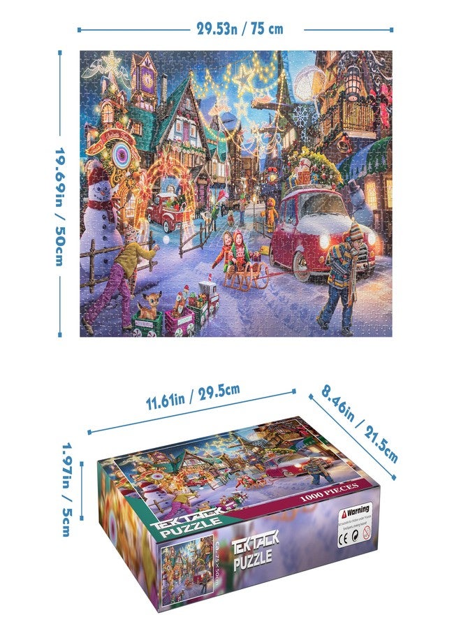 Tektalk Puzzles for Adults 1000 Piece, Jigsaw Puzzles 1000 Pieces for Adults and Kids as Educational Games, Family Entertainment or Home Decoration (Christmas Entertainment) - Image 2