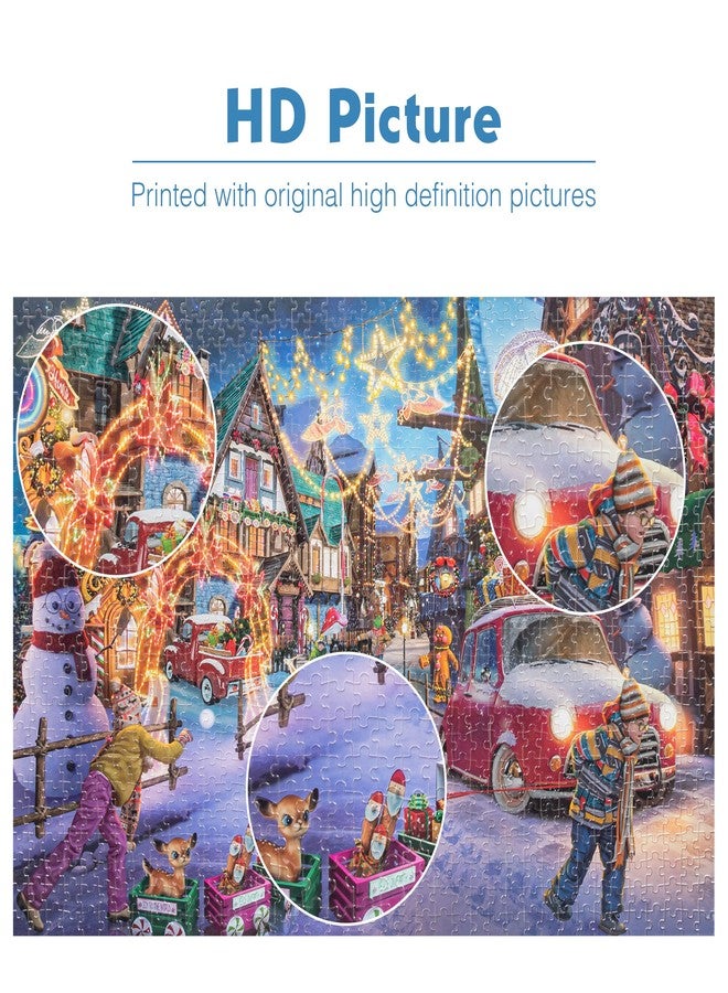 Tektalk Puzzles for Adults 1000 Piece, Jigsaw Puzzles 1000 Pieces for Adults and Kids as Educational Games, Family Entertainment or Home Decoration (Christmas Entertainment) - Image 5