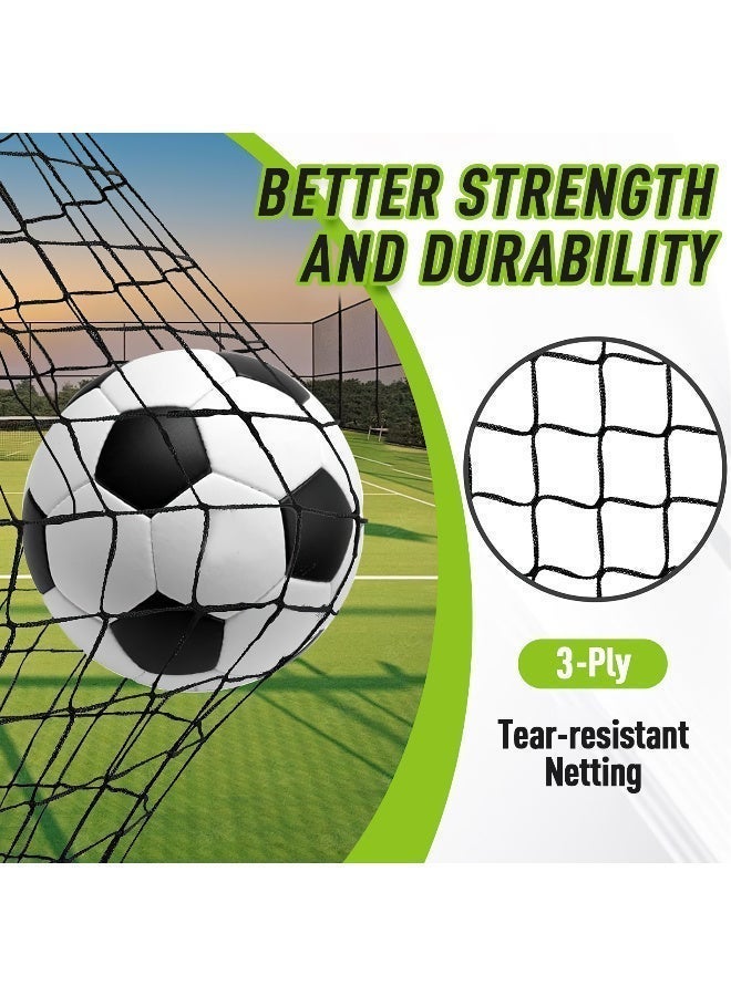 Soccer Goals with Portable Bag, Soccer Nets for Backyard with 10 cones, Kids Training Equipment for Kids, Youth Games, Sports, Fit for Family Game Play - Image 4