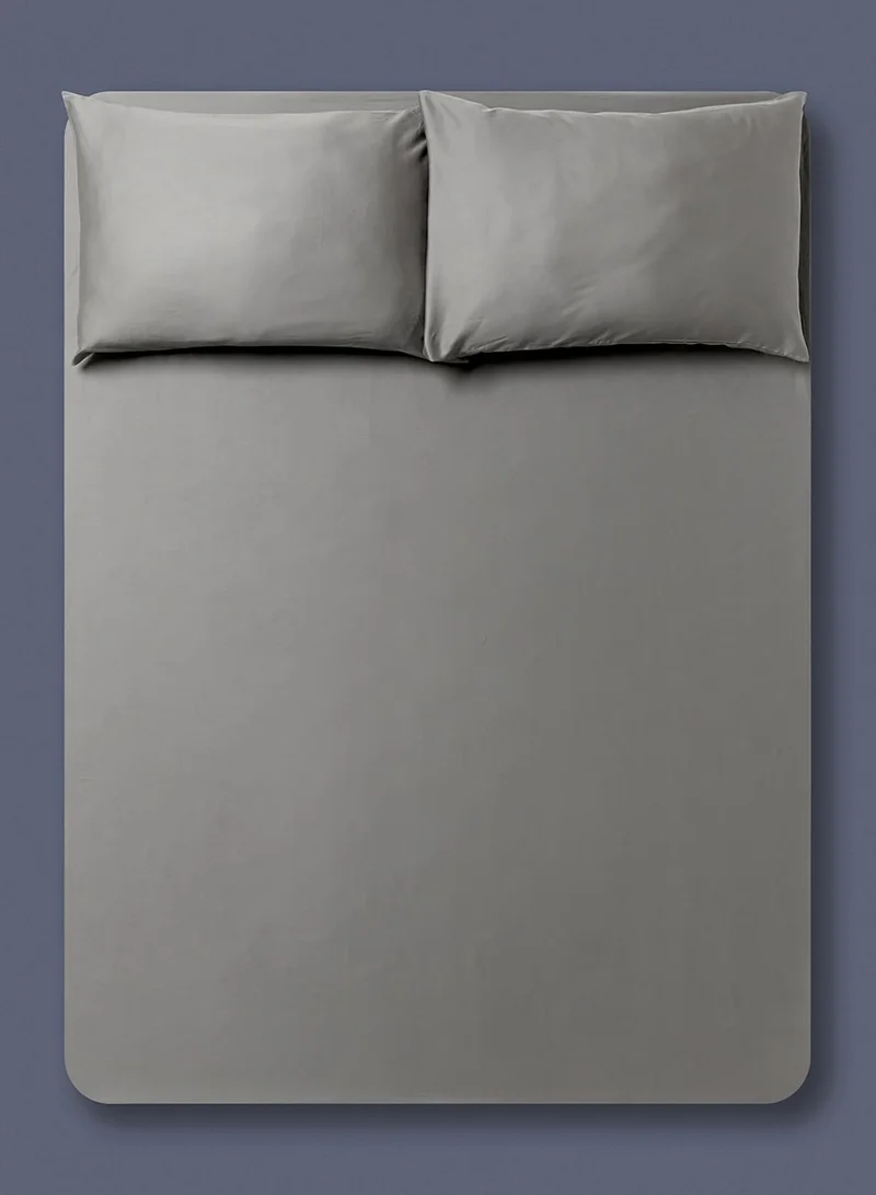 Noon East Twin Size Fitted Flat Sheet With Pillow Case 120X200Cm