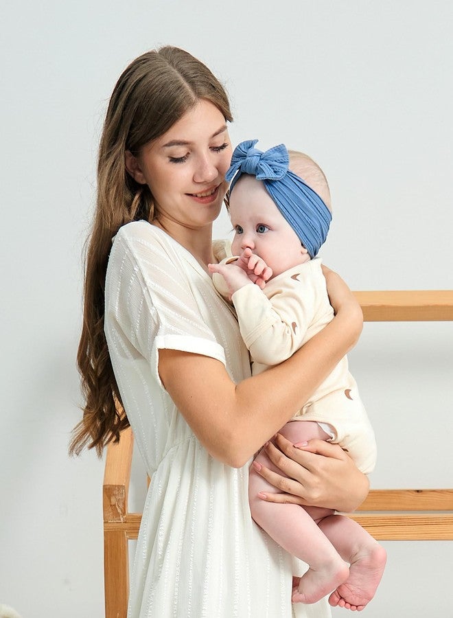 jollybows 18pcs Baby Nylon Headbands Hair Bow Elastics Hairbands Hair Accessories for Baby Girls Newborn Infant Toddlers Kid - Image 4