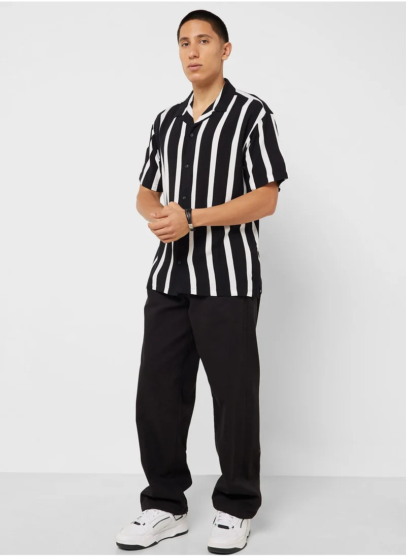 JACK & JONES Striped Regular Fit Shirt