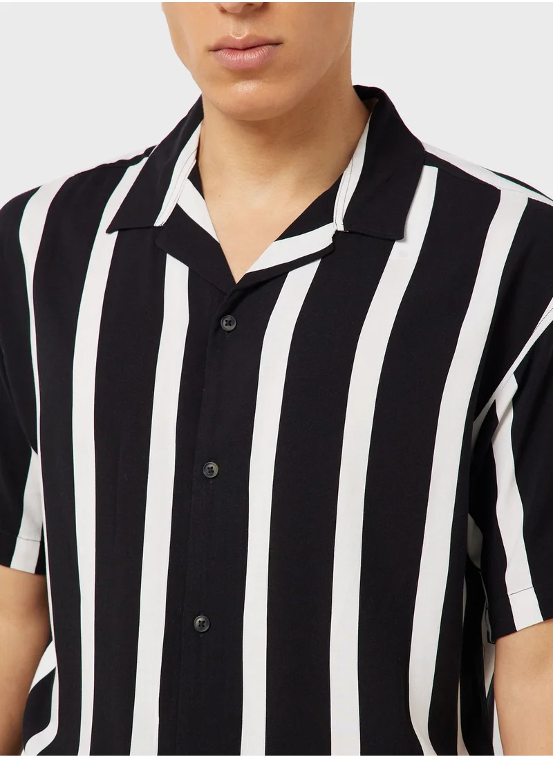 JACK & JONES Striped Regular Fit Shirt