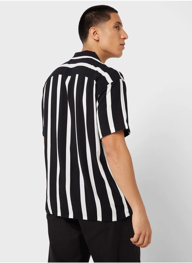 JACK & JONES Striped Regular Fit Shirt