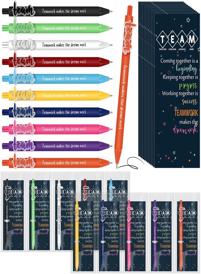 Geyoga 20 Sets Team Pens Gifts Bulk Team Building Gifts Thank You Employees Appreciation Presents for Nurse Office Worker Volunteer Employees Coworker Teacher Staff Group Members - Image 1