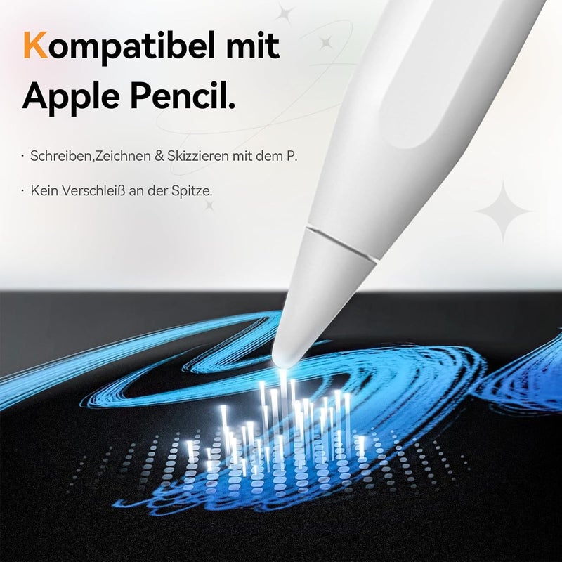 Mamol Pack of 2 Paper Screen Protectors for iPad Air 11 Inch M3/M2, iPad Air 7/6th Generation (2025/2024), Matte Paper Film, Screen Protector, Writing and Drawing, Anti-Glare Feel Paper Film, PET Screen - Image 5