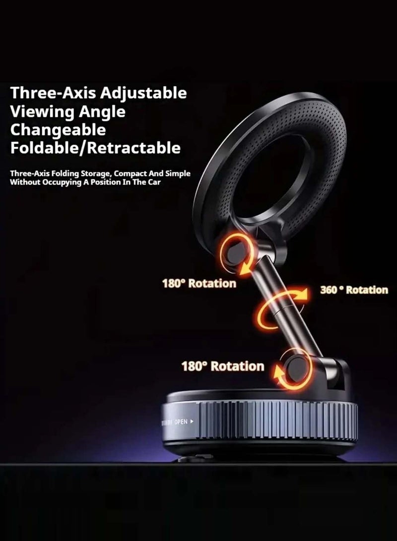 Eworld Car Phone Holder Mount for Car Vent & Magnetic Stand, 360° Rotation, Universal Fit, Pack of 2 - Image 4