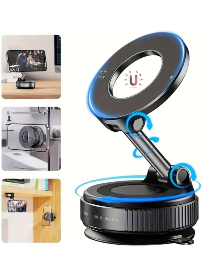 Eworld Car Phone Holder Mount for Car Vent & Magnetic Stand, 360° Rotation, Universal Fit, Pack of 2 - Image 5