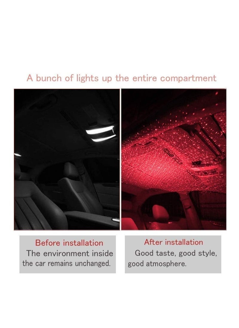 Gravity USB Car Roof Star LED Lights, Flexible Romantic Galaxy Night Lamp Fit All Cars Ceiling Decoration Light Interior Ambient Atmosphere -No Need to Install  - Image 4