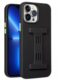 YOMNA YOMNA Silicon Anti-Shock Phone Case With Magnetic Strip Supporting Wireless Charging For iPhone 13 Pro Max Black  - Image 3