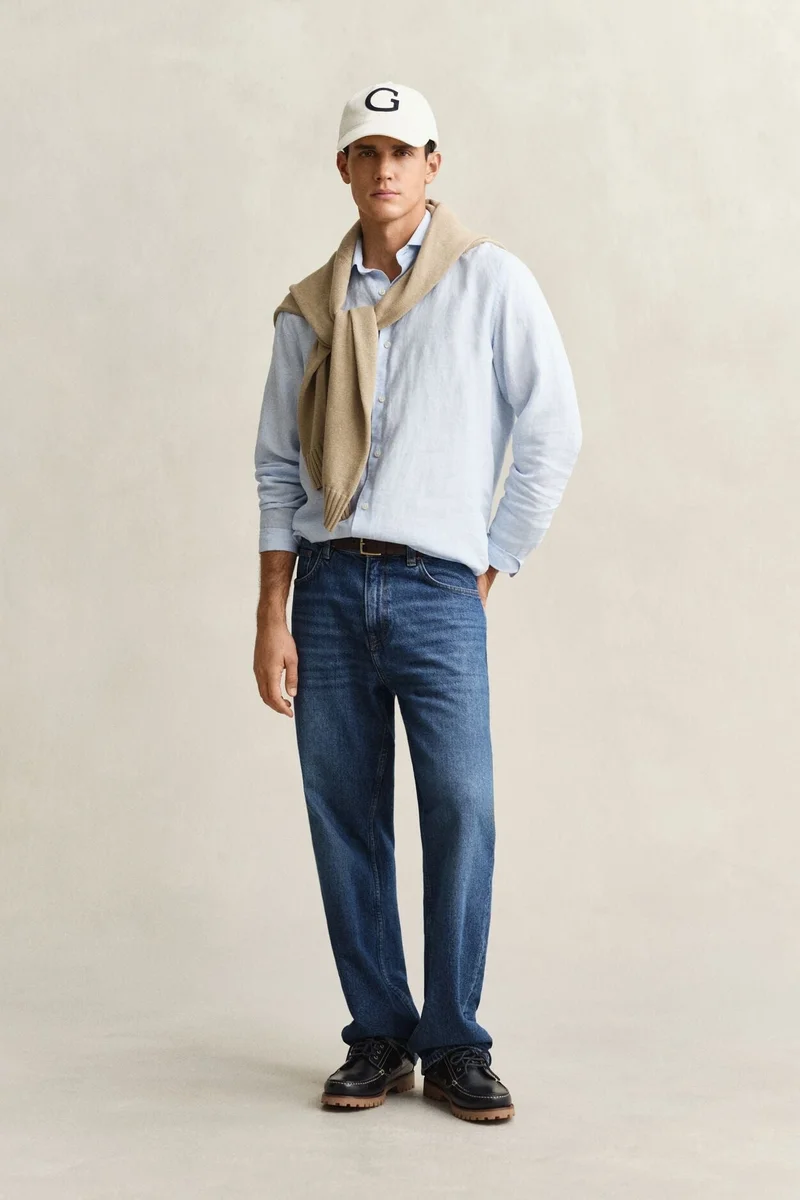 Gant  Regular Linen Shirt for Men | Best Price UAE