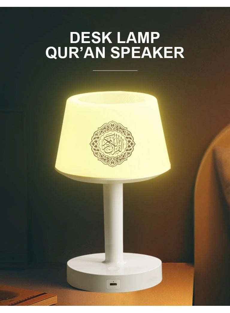 إيكوانتو مصباح مكتبي ساعة أذان مشغل القرآن الكريم SQ917 - Image 2