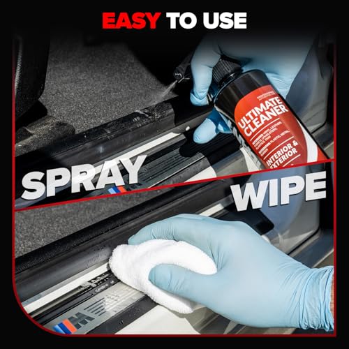 Carfidant Interior Car Cleaner - Removes Stains & Deep Cleans Car Seats, Leather, Fabric, Upholstery, Plastic, Dashboard & More - Car Cleaning Kit & Interior Detailer Spray - 18oz - Image 4