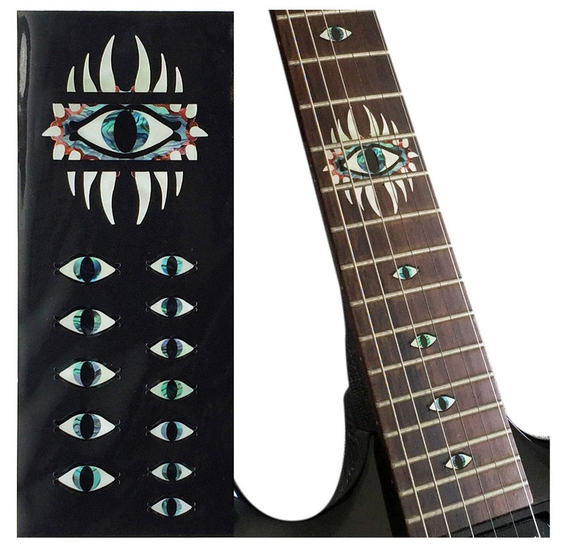 Inlaystickers Jockomo Emblem 12th Position Mark Guitar Inlay Sticker Mystic Eye - Image 1