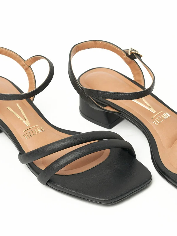 VIZZANO Vizzano Ladies Sandals With Back Strap Black | Made In Brazil