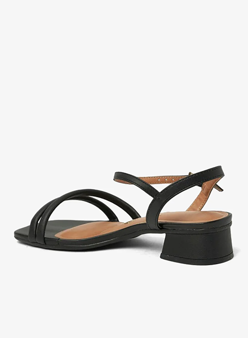 Vizzano Black Vizzano Ladies Sandals With Back Strap Black | Made In Brazil for Women | Best Price UAE