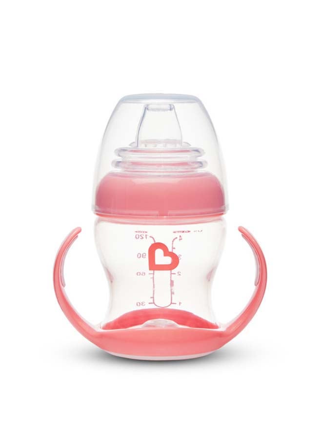 Munchkin Gentle Transition Clear 4oz Baby Bottles (Refreshed Design), Assorted Colors, Pack of 4 - Image 3