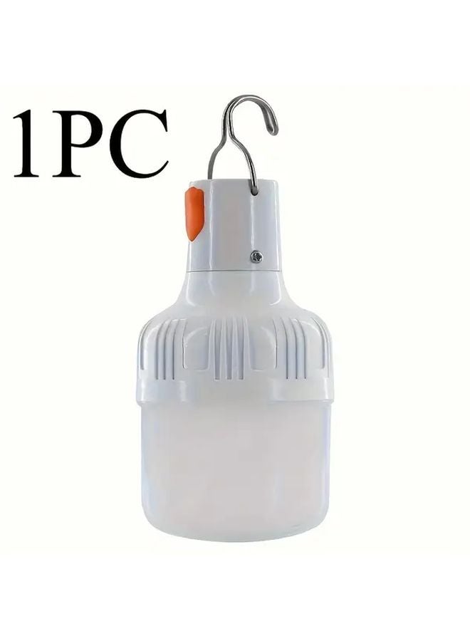 Rechargeable LED Camping Light 1pc White Light 3 Modes Detachable Hook Outdoor Emergency - Image 1