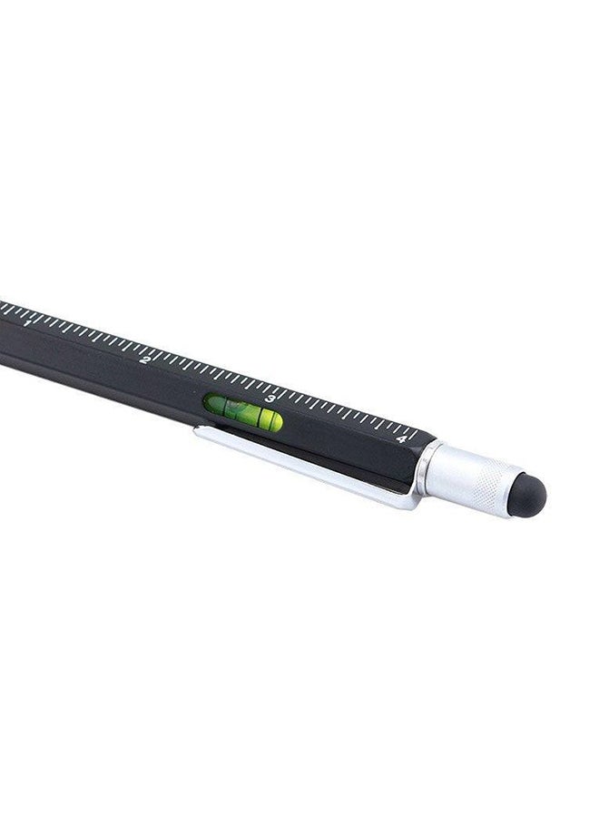 6-In-1 Multifunction Stylus Pen Black/Silver/Green - Image 2