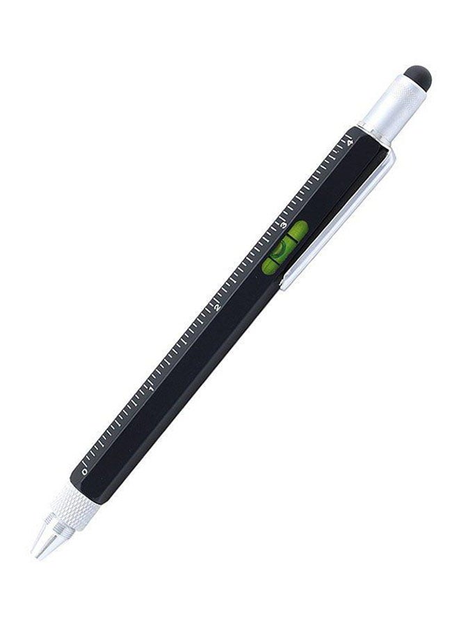 6-In-1 Multifunction Stylus Pen Black/Silver/Green - Image 1