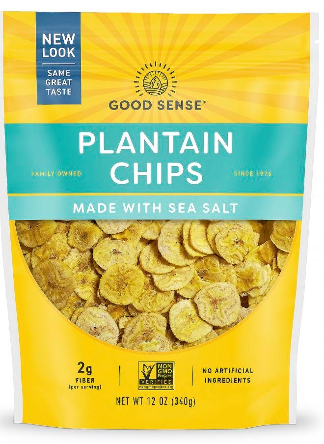 GOODSENSE - Plantain Chips With Sea Salt 12 oz (340 g) - Image 1